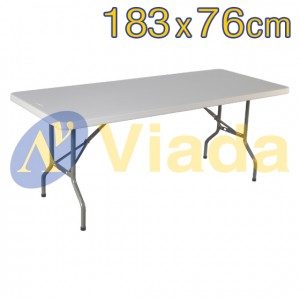 Pack mesa rect. + funda negra 183