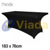 Pack mesa rect. + funda negra 7183K