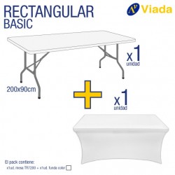 Pack mesa rect. + funda...