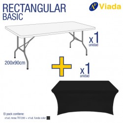 Pack mesa rect. + funda...