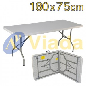Pack mesa rect. maleta + funda negra 7183A