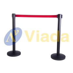 Poste separador cinta extensible y retráctil