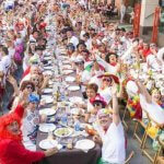 organizar comida popular