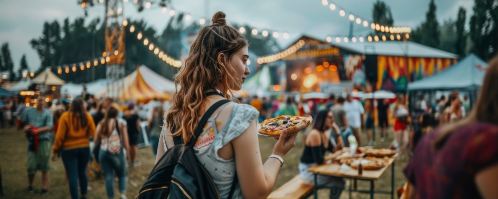 Carpas plegables para food trucks y street food