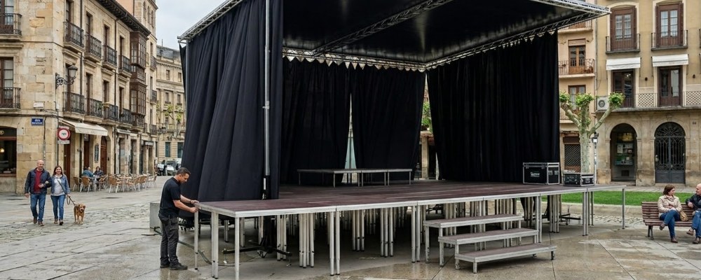 escenarios moviles para festivales de musica